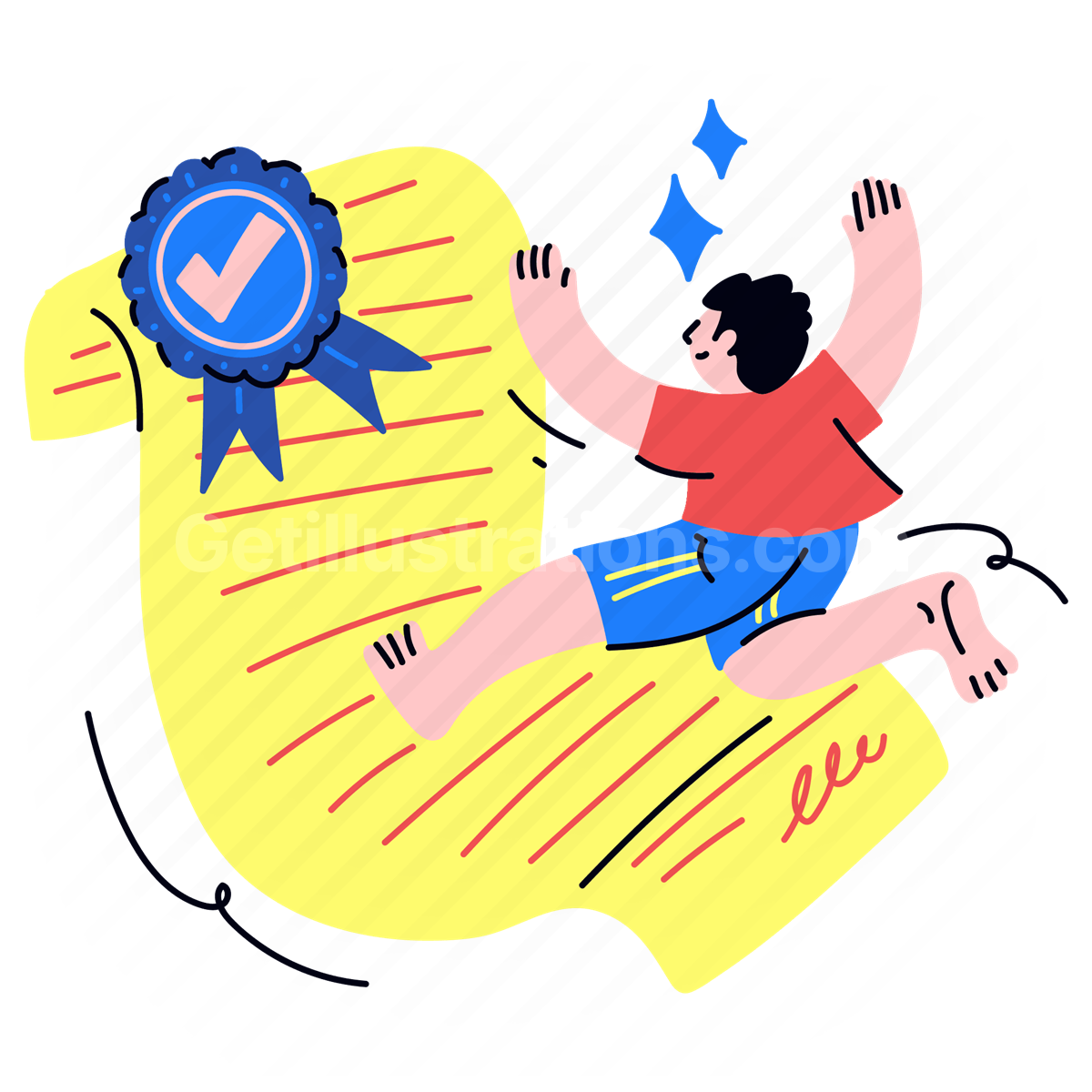 Achievement and Success illustration preview image